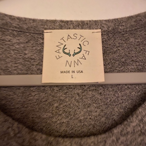 Gray Aztec accent lightweight pullover sweater - Picture 2 of 2